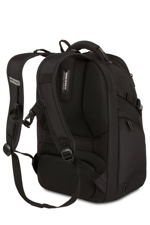 Swissgear Endure 17 inch Laptop Backpack - Ergonomically contoured, padded shoulder straps with built-in suspension, fully adjustable waist/sternum strap, and breathable mesh fabric