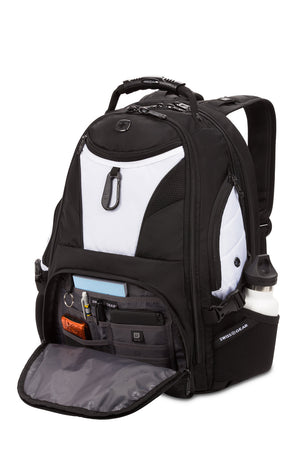 SWISSGEAR 1900 Black Series ScanSmart Laptop Backpack  RFID-protected organizer compartment