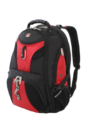 SWISSGEAR 1900 ScanSmart Laptop Backpack - Black/Red