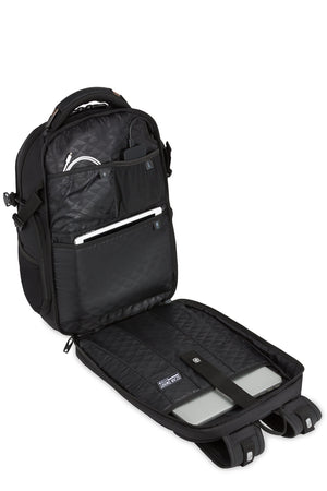SWISSGEAR 5358 USB ScanSmart Laptop Backpack TSA friendly ScanSmart laptop compartment with padded 16