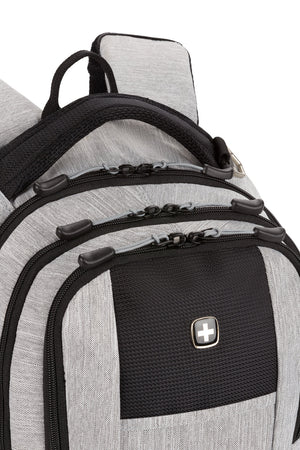 SWISSGEAR 5505 Laptop Backpack - Top handle and zippers detail