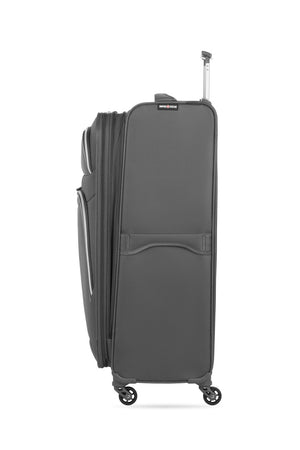 SWISSGEAR 6270 Expandable Liteweight 2pc Spinner Luggage Set - Pewter Expands for additional packing space