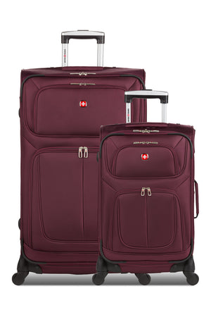 SWISSGEAR Sion 6283 Expandable 2pc Spinner Luggage Set - Merlot
