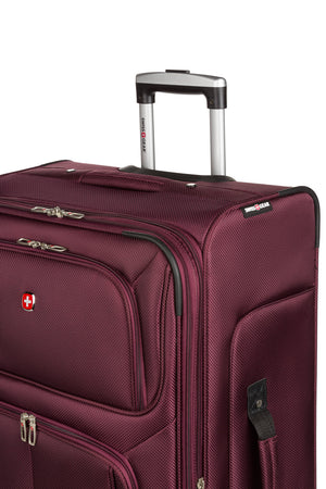 Swissgear Sion 6283 Expandable 3pc Spinner Luggage Set - Merlot