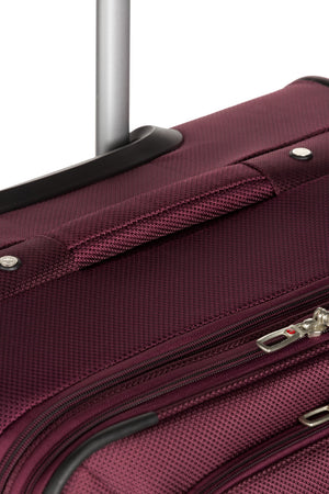 Swissgear Sion 6283 Expandable 3pc Spinner Luggage Set - Merlot - Top carry handle