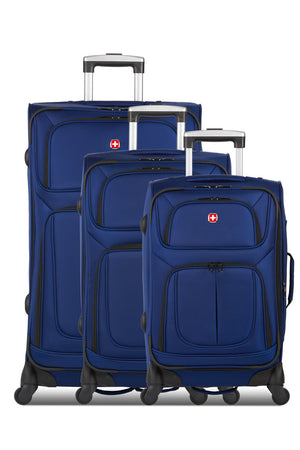 SWISSGEAR Sion 6283 Expandable 3pc Spinner Luggage Set - Blue