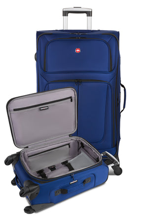 SWISSGEAR Sion 6283 Expandable 2pc Spinner Luggage Set contains 21