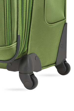 Swissgear Sion 6283 Expandable 3pc Spinner Luggage Set - Evergreen 4 360° spinner wheels
