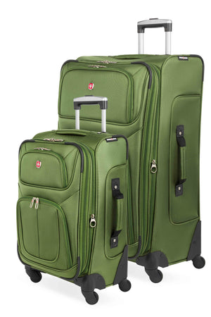 SWISSGEAR Sion 6283 Expandable 2 Piece Spinner Luggage Set - Evergreen