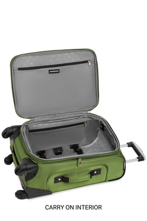 SWISSGEAR Sion 6283 Expandable 2 Piece Spinner Luggage Set - Evergreen