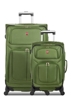 SWISSGEAR Sion 6283 Expandable 2 Piece Spinner Luggage Set - Evergreen