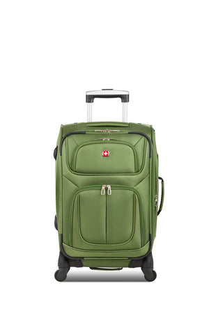 SWISSGEAR Sion 6283 21 inch Expandable Carry On Spinner Luggage - Evergreen