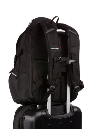 Swissgear 6752 ScanSmart Laptop Backpack - Built-in add-a-bag panel