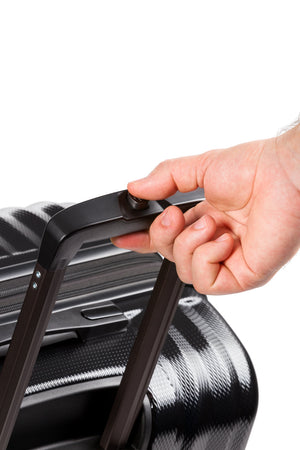 Swissgear 7272 Energie Expandable Hardside Spinner Luggage set with a patented, sculpted system that allows easy thumb activation of push-button lock