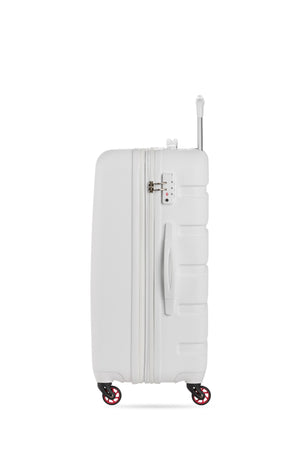 SWISSGEAR Signature Medium Checked Spinner - White