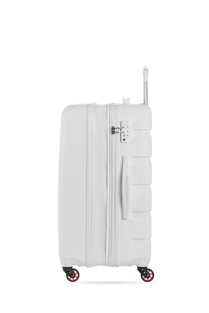 SWISSGEAR Signature Medium Checked Spinner - White