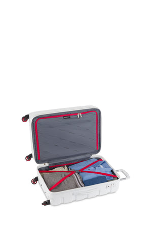 SWISSGEAR Signature Medium Checked Spinner - White