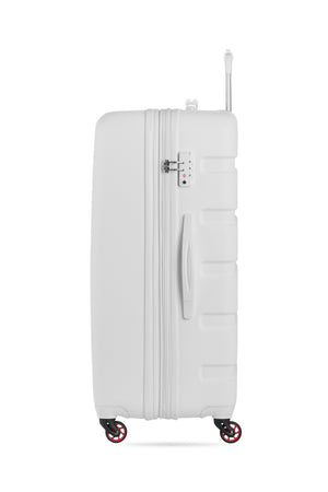 SWISSGEAR Signature Large Checked Spinner - White