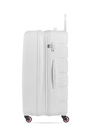 SWISSGEAR Signature Large Checked Spinner - White