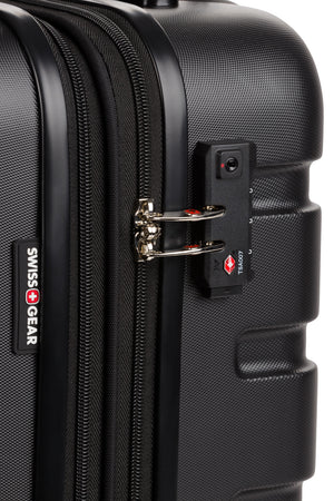 SWISSGEAR Signature 18” Expandable Carry On Hardside Spinner Luggage - Black