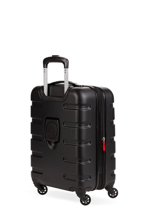 SWISSGEAR Signature 18” Expandable Carry On Hardside Spinner Luggage - Black Lightweight, rugged ABS hardside case