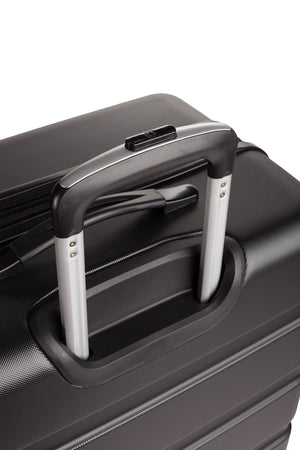 SWISSGEAR 7366 Expandable 3pc Hardside Luggage Set - push-button aluminum locking telescopic handle