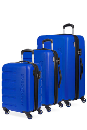 Swissgear 7366 Signature Expandable 3 Piece Hardside Luggage Set - Cobalt Blue