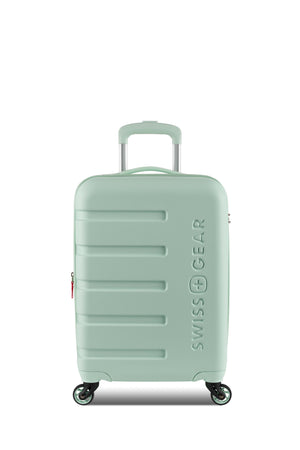 SWISSGEAR Signature 18” Expandable Carry On Hardside Spinner Luggage - Clearly Aqua