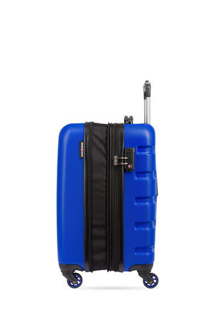 SWISSGEAR Signature 18” Expandable Carry On Hardside Spinner Luggage - Cobalt Blue Expands for additional packing space  