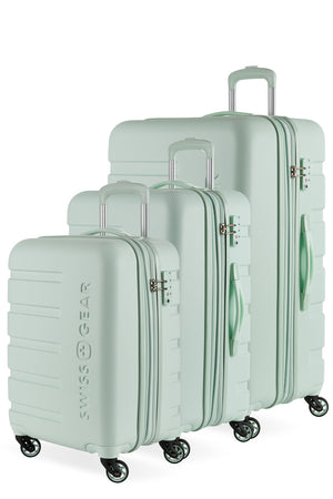 SWISSGEAR 7366 Signature Expandable 3 Piece Hardside Luggage Set -The set contains the 18” Carry-On, 23” and a 27