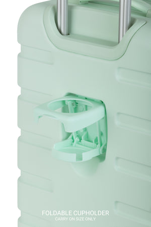 SWISSGEAR 7366 Expandable 3pc Hardside Luggage Set - Carry-on, built-in cup holder