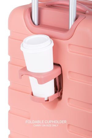 SWISSGEAR 7366 Expandable 3pc Hardside Luggage Set - Carryon Foldable Cupholder