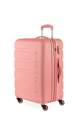 SWISSGEAR Signature 23 inch Expandable Hardside Spinner Luggage - Coral Almond