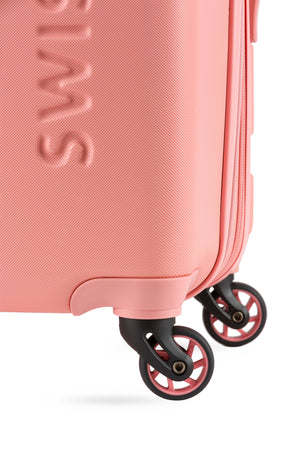 SWISSGEAR Signature 23 inch Expandable Hardside Spinner Luggage - Coral Almond