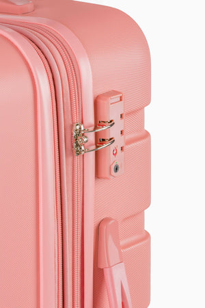 SWISSGEAR Signature 23 inch Expandable Hardside Spinner Luggage - Coral Almond