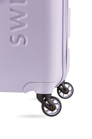 Swissgear 7366 Expandable 3pc Hardside Luggage Set - Four 360° spinner wheels for easy maneuverability