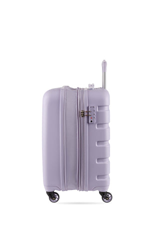 SWISSGEAR Signature 18” Expandable Carry On Hardside Spinner Luggage - Evening Haze Expands for additional packing space 