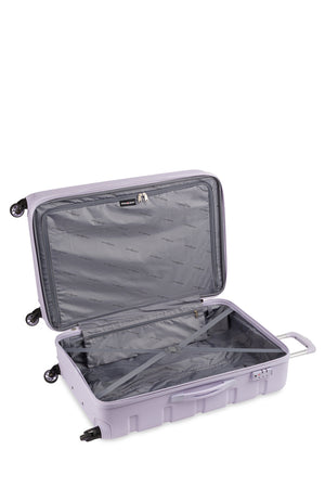 Swissgear 7366 27” Expandable Hardside Spinner Luggage - interior packing space with elastic tie-down straps