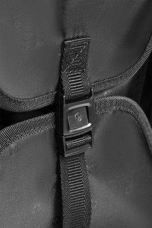 Swissgear 7639 Expandable Trunk 2 Piece Spinner Set – Black Split-case design w/ zippered separator panel