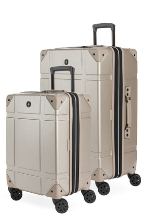 SWISSGEAR 7639 Expandable Trunk 2 Piece Spinner Set – Sand 