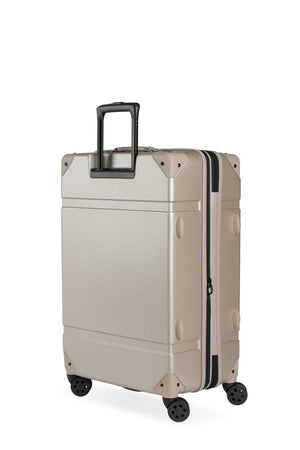 SWISSGEAR 7639 Expandable Trunk 2 Piece Spinner Set – Sand Rugged ABS construction