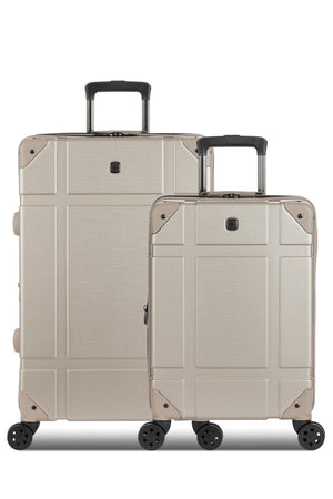 SWISSGEAR 7639 Expandable Trunk 2 Piece Spinner Set – Sand 
