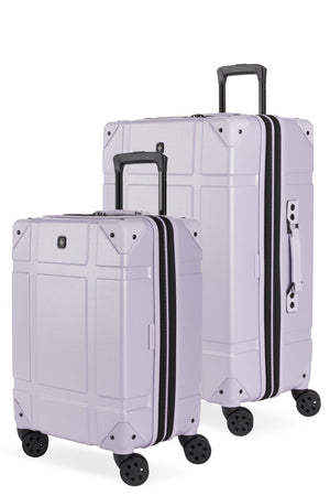 SWISSGEAR 7639 Expandable Trunk 2 Piece Spinner Set – Evening Haze 