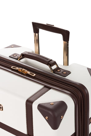 Swissgear 7739 Expandable Trunk 2PC Spinner Set - White