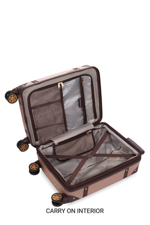 SWISSGEAR 7739 Expandable Trunk 2PC Spinner Set - Blush