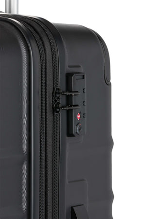 SWISSGEAR 8027 Expandable Spinner 3 Piece Luggage Set - Black