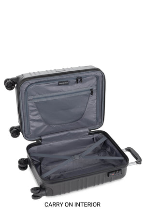 SWISSGEAR 8027 Expandable Spinner 3 Piece Luggage Set - Black