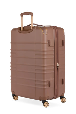 SWISSGEAR 8027 Expandable Spinner 3 Piece Luggage Set - Maple Lightweight, rugged ABS hardside case with a split-case design