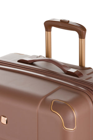 SWISSGEAR 8027 Expandable Spinner 3 Piece Luggage Set - Maple Molded grab handle for lightweight mobility