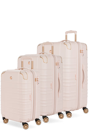 SWISSGEAR 8027 Expandable Spinner 3 Piece Luggage Set - Rose